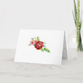 Bloemen Rozen Rood Roze Goud Quinceanera (Achterkant)