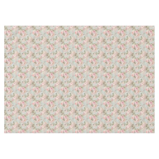 Bloemen,  rozen, roze rozen tafelkleed (Voorkant (Horizontaal))