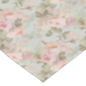 Bloemen,  rozen, roze rozen tafelkleed (Gekanteld)