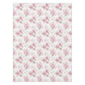 Bloemen,  rozen, roze rozen tafelkleed (Voorkant)