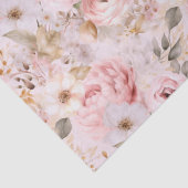 Bloemen,  rozen, roze rozen tissuepapier (Detail)