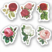 Bloemen Rozen Sticker (Voorkant)