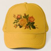 bloemen, rozen trucker pet (Voorkant)