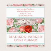 Bloemen | ROZEN Visitekaartje (Buitenkant ongevouwen)