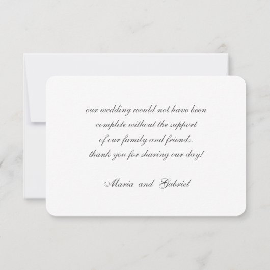 Bloemen rozen waterverf dank u. Bloemen Kaart (Achterkant)