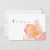 Bloemen rozen waterverf dank u. Bloemen Kaart (Voorkant)