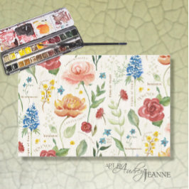Bloemen Rozen Wildbloemen Floriografie Decoupage Tissuepapier