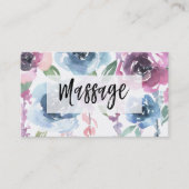 *~* Bloemen Rozen Wisteria Bloemen MASSAGE Bloemen Visitekaartje (Voorkant)