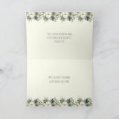 Bloemen Rozenkrans Schrift Religieuze Verjaardag Feestdagen Kaart (Binnen)