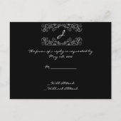 Bloemen RSVP-kaart Uitnodiging Briefkaart (Voorkant)