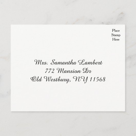 Bloemen RSVP Roze Bloem Retro Trouwfeest Uitnodiging Briefkaart (Achterkant)