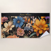 Bloemen rustiek  elegant zwart