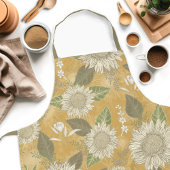 Bloemen Rustiek Land Bloemen Zonnebloem Schort