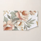 Bloemen rustiek stijlvol bad handdoek (Handdoek)