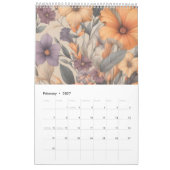 Bloemen rustiek  stijlvol kalender (Feb 2027)