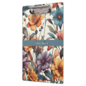 Bloemen rustiek  stijlvol klembord (Links)