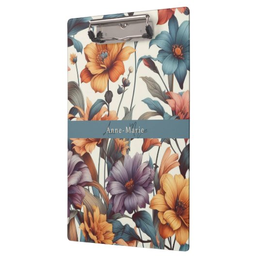 Bloemen rustiek  stijlvol klembord (Links)