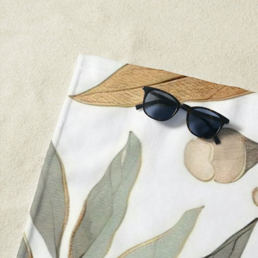 Bloemen rustiek stijlvol strandlaken (In situ)