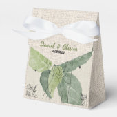  bloemen rustieke bruiloft bedankdoosjes (Voorkant Zijde)