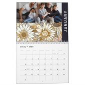 Bloemen rustieke  elegante boho kalender (Jan 2027)