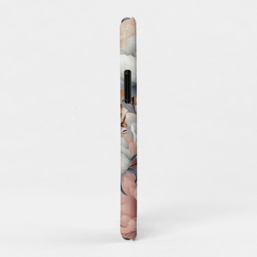 Bloemen rustieke elegante tijger Case-Mate iPhone case (Achterkant/rechts)