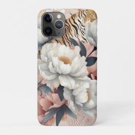 Bloemen rustieke  elegante tijger Case-Mate iPhone case