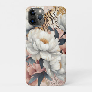 Bloemen rustieke elegante tijger Case-Mate iPhone case