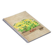 Bloemen Rustieke Herfst Inspire School Notitieboek (Rechterzijde)