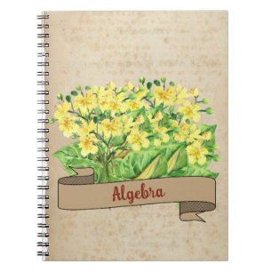 Bloemen Rustieke Herfst Inspire School Notitieboek