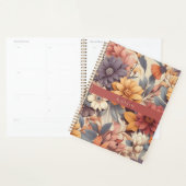 Bloemen rustieke kleurrijke bohemian botanische planner (Display)