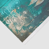  Bloemen Rustieke Kroonluchter Franse Decoupage Tissuepapier (Detail)