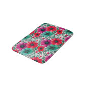 Bloemen rustieke mode retro patroon badmat (Gekanteld)
