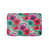 Bloemen rustieke mode retro patroon badmat (Voorkant)