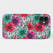 Bloemen rustieke mode retro patroon Case-Mate iPhone case (Achterkant (horizontaal))