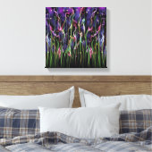 Bloemen 's middags Abstract Canvas Afdruk (Insitu (Slaapkamer))
