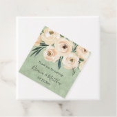 Bloemen Salie Groen Bruiloft Favor Labels (In situ)