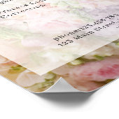 Bloemen Salon Prijslijst Poster (Hoek)
