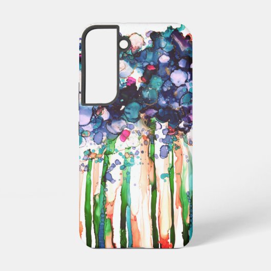 Bloemen Samsung Galaxy Hoesje (Achterkant)