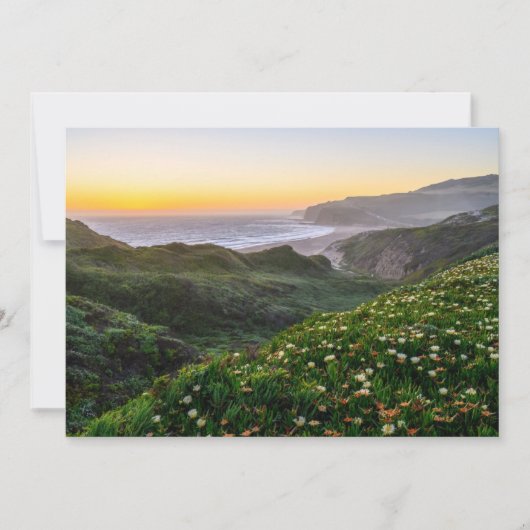 Bloemen | Santa Cruz Californië Bedankkaart (Voorkant)