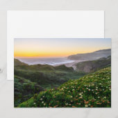 Bloemen | Santa Cruz Californië Bedankkaart (Voorkant / Achterkant)