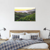 Bloemen | Santa Cruz Californië Canvas Afdruk (Insitu (Slaapkamer))