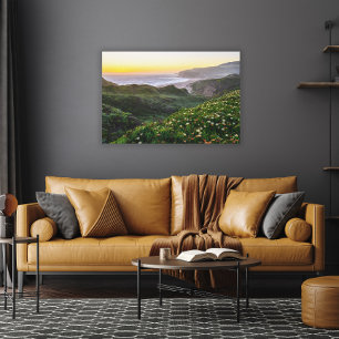 Bloemen   Santa Cruz Californië Canvas Afdruk