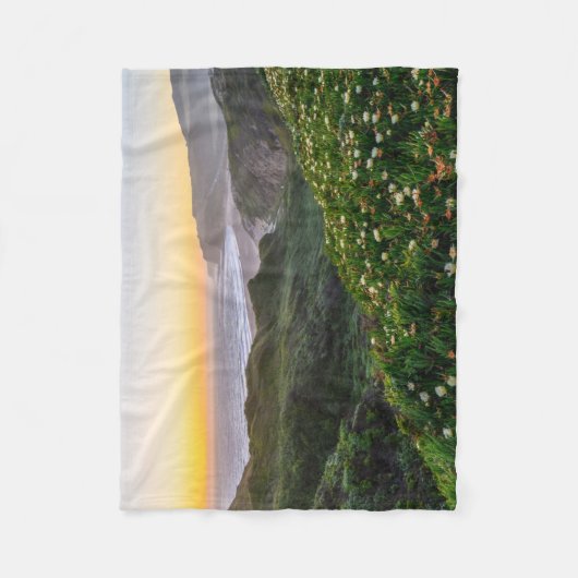 Bloemen | Santa Cruz Californië Fleece Deken (Voorkant)