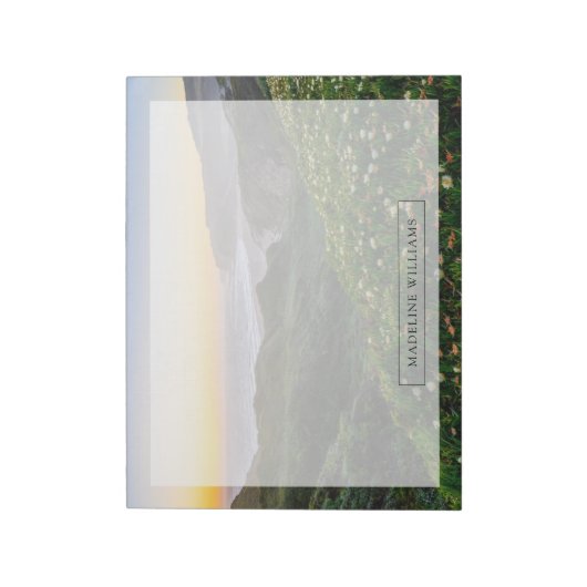 Bloemen | Santa Cruz Californië Notitieblok (Linkerzijde)