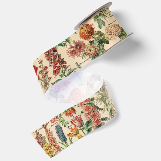 bloemen satijnen lint (Achterkant)