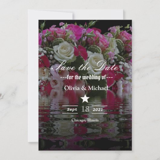 Bloemen Save The Date (Voorkant)