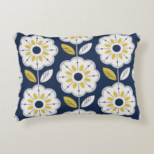 Bloemen Scandinavisch stijl naadloos patroon Accent Kussen