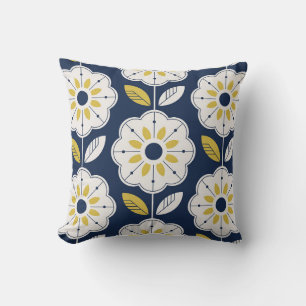 Bloemen Scandinavisch stijl naadloos patroon Kussen