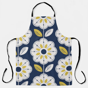 Bloemen Scandinavisch stijl naadloos patroon Schort