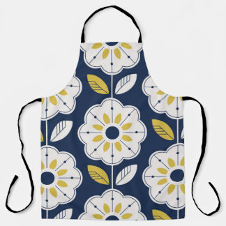 Bloemen Scandinavisch stijl naadloos patroon Schort